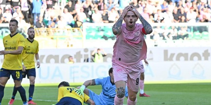 Serie B: Palermo riacciuffato dal Modena, sfuma il sorpasso in vetta. Empoli-Venezia 1-1, Catanzaro ko