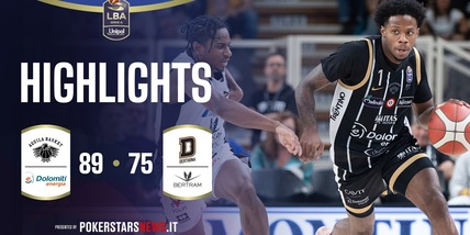 Dolomiti Energia Trentino - Bertram Derthona Tortona | PokerstarsNews Highlights Serie A Unipol 2025/2026