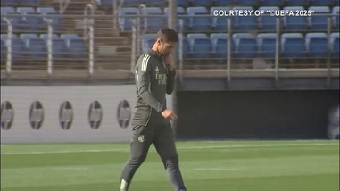 Real Madrid, l'allenamento prima della Juve