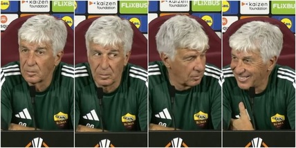 Gasperini scopre l'arbitro della partita in conferenza: "È quello di Bruges?". La reazione dice tutto