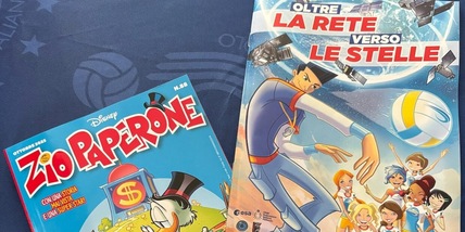 “Oltre la rete, verso le stelle”: esce il fumetto FIPAV-ESA con Lucky Lucchetta