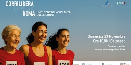 CorriLibera, a Roma il 23 novembre la 5 km per dire no alla violenza contro le donne