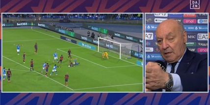 Furia Marotta sul rigore del Napoli: "Non è un rigorino questo? Spiegatemi perché ha deciso l'assistente e non l'arbitro"