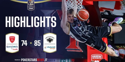 Openjobmetis Varese - Dolomiti Energia Trentino | PokerstarsNews Highlights Serie A Unipol 2025/2026