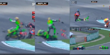 Pauroso incidente per Rueda in Moto3: "È cosciente"