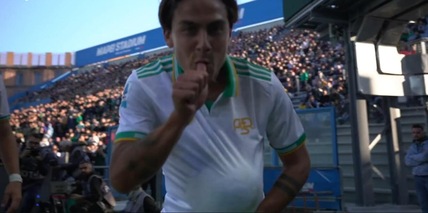 Dybala, che emozione: la dedica alla moglie incinta e il buffetto di Gasperini che...