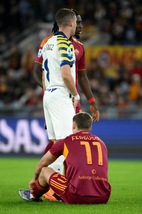 Roma: trauma distorsivo caviglia per Ferguson, out con il Milan