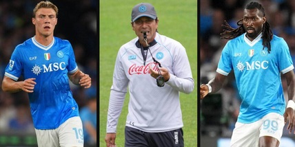 Napoli-Como, la formazione ufficiale di Conte