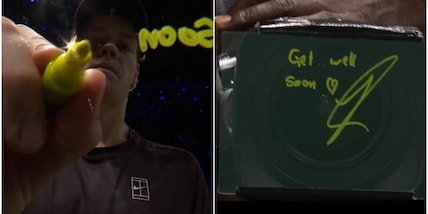 Sinner e il bellissimo messaggio per Zverev lasciato sulla telecamera: ecco cosa ha scritto