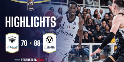 Dolomiti Energia Trentino- Virtus Olidata Bologna | PokerstarsNews Highlights Serie A Unipol 2025/2026