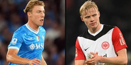 Napoli-Eintracht senza "derby": out il fratello di Hojlund