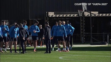 Champions League, l'Atalanta si allena in vista del Marsiglia