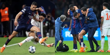 Luis Diaz espulso per l'intervento killer su Hakimi: l'ex Inter esce in lacrime