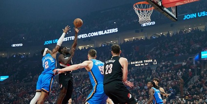 Nba, si ferma la striscia di Oklahoma: colpo grosso Portland. Doncic e Jokic brillano nella notte