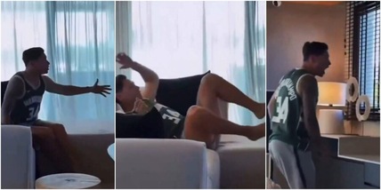 Si rotola sul divano, esulta gridando davanti alla tv: l'ex Lazio scatenato per Boca-River