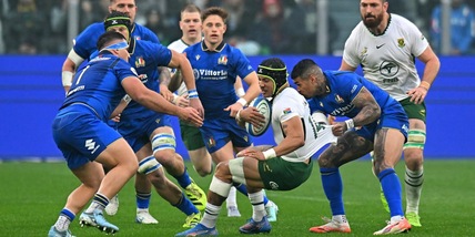 Italia-Sudafrica 14-32, non basta l'uomo in più agli azzurri: rivivi la diretta