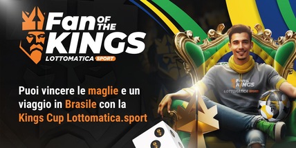 Fan of the KINGS: Fly to Brazil, seconda fase del concorso di Lottomatica.sport con in palio un viaggio da King in terra carioca!