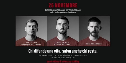 Chi difende una vita salva anche chi resta: l'emozionante messaggio della Federcalcio per il 25 novembre