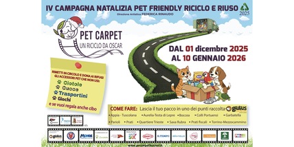 “Pet Carpet: Un riciclo da Oscar”: sostenibilità a 4 zampe