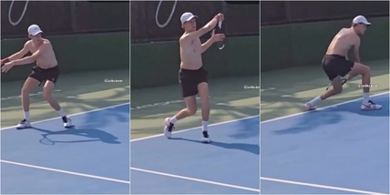 Sinner a torso nudo, torna in campo a Dubai e infiamma i social: ecco cosa ha fatto Jannik