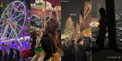 Ilary Blasi, è iniziato il weekend tedesco a Francoforte