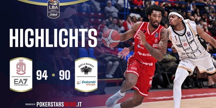 EA7 Emporio Armani Milano - Dolomiti Energia Trentino  | PokerstarsNews Highlights Serie A Unipol 2025/2026