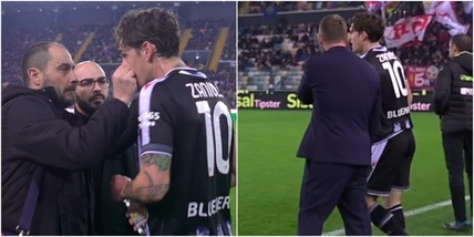 Zaniolo si fa male al naso, la frase di De Rossi è esilarante: “Cambio, cambio…”