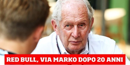 Scossone in casa Red Bull