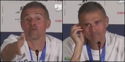 Luis Enrique bacchetta il giornalista: "Il Psg questo non te lo perdona..."