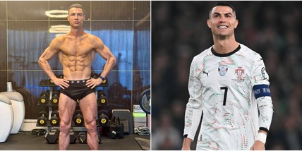 Cristiano Ronaldo e la foto dopo la sauna: i social impazziscono