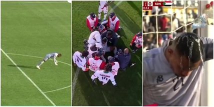 Incredibile in Coppa d'Africa: il portiere del Sudan sviene e poi rientra in campo