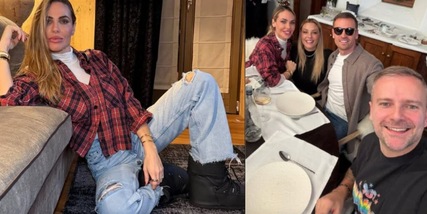 Ilary e Tamara, brindisi ad alta quota: le ex di Totti e De Rossi scatenate a Cortina