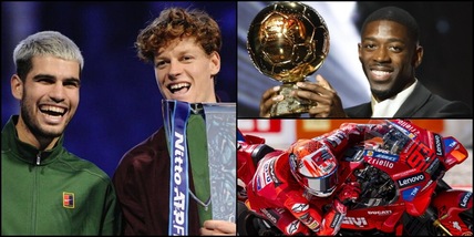 La classifica Top 10 degli sportivi dell’anno: in Francia Alcaraz batte Sinner