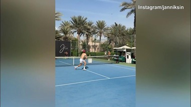 Tennis, Sinner pubblica uno dei suoi allenamenti a Dubai