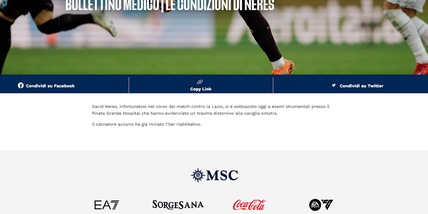 Napoli, infortunio alla caviglia per Neres: è meno grave del previsto