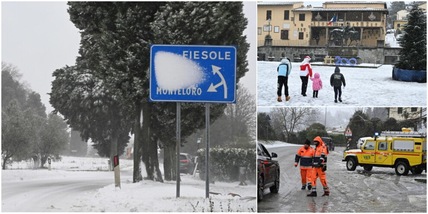 Firenze e la Toscana si risvegliano sotto i fiocchi