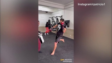 Roma, ricordi Rui Patricio? Eccolo impegnato in un allenamento di boxe