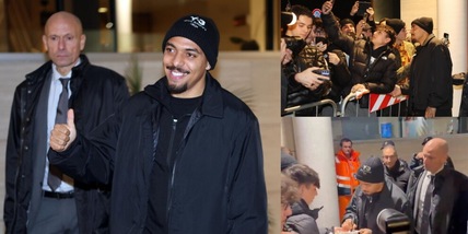 Malen, tutte le foto del suo arrivo a Roma