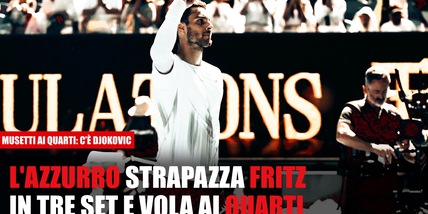 Musetti super contro Fritz: ora Djokovic