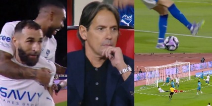 Benzema, che debutto con l'Al-Hilal di Inzaghi: le foto del gol di tacco!