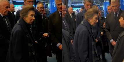 Sei Nazioni, la principessa Anna all'Olimpico per assistere a Italia-Scozia