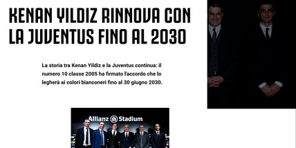 Juventus,  Yildiz ha firmato il rinnovo fino al 2030