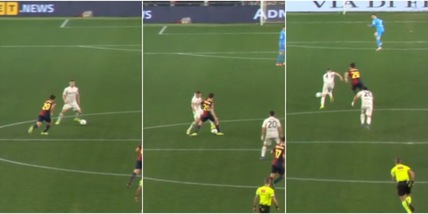 Pasticcio di Buongiorno: perde il pallone in difesa a fa segnare Colombo durante Genoa-Napoli