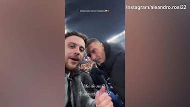 Totti allo stadio per Roma-Cagliari cerca...Aleandro Rosi