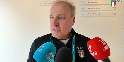 Andrea Gios a Casa Italia Cortina: “La medaglia dello short track è strepitosa”