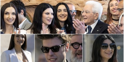 Sanremo 2026, da Fedez a Arisa tutte le foto e i look dei big di Sanremo da Mattarella al Quirinale