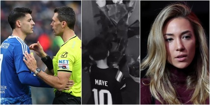 Nervosismo Morata, espulso contro la Fiorentina. E Alice Campello cancella un video di San Valentino
