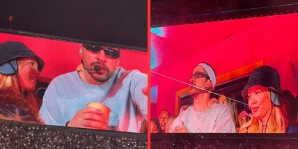 Wanda Nara con Bad Bunny, lo stadio del River Plate esplode