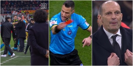 Caos Allegri in Milan-Como, che confusione in panchina: il labiale all'arbitro dice tutto
