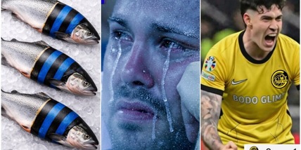 L'Inter prende tre gol contro il Bodo in Champions: i tifosi si scatenano con le ironie social
